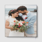 Mariage photo Feuille Black and Gold (Verso)