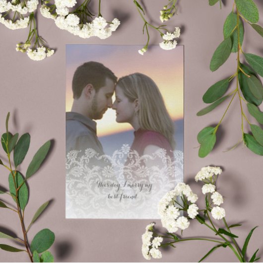 Mariage photo Heirloom Vintage Damask Invitations