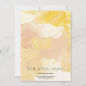 Mariage Photo Jaune Save The Date (Dos)