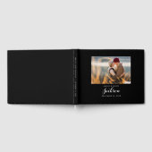 Mariage photo Livre d'invité, noir et blanc (Complet)