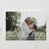 Mariage Photo Love & Merci Assez élégant (Devant / Derrière)