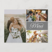 Mariage Photo Merci Beacoup Carte de remerciements (Devant)