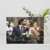 Mariage Photo Merci Bourgogne Floral (Debout devant)