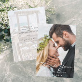 Mariage photo merci script