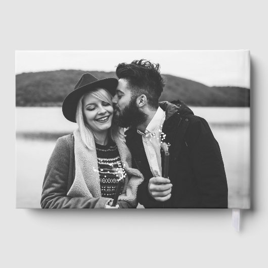 Mariage photo minimaliste manuscrit (Verso)