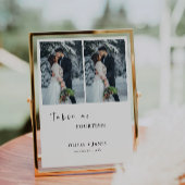 Mariage photo Modèle Cartes de table