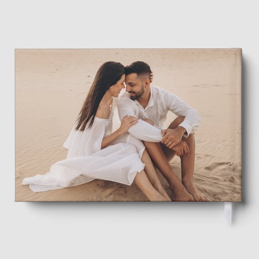 Mariage photo moderne Black and Gold Foil (Verso)