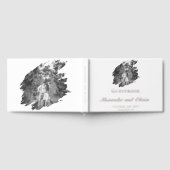 Mariage photo moderne Brushstroke | BLANCHE (Complet)