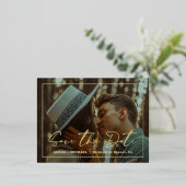 Mariage photo moderne enregistrer la carte postale (Debout devant)