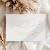 Mariage photo moderne Gold Foil Script