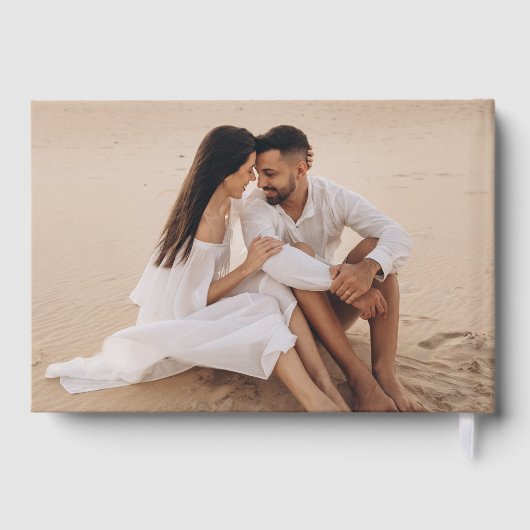 Mariage photo moderne Gold Foil Script (Verso)