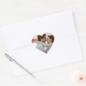 Mariage photo moderne Merci Favoriser Stickers (Enveloppe)
