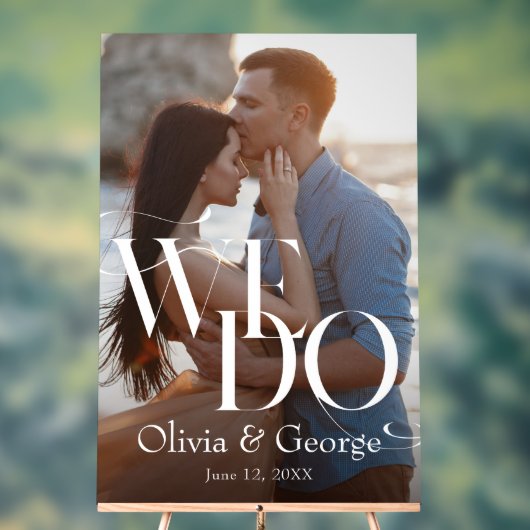 Mariage photo moderne Nous faisons Affiche de bien (Neutre)