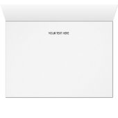 Mariage photo noir et blanc moderne Carte de remer (Intérieur Horizontal (Bas))