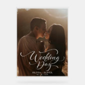 Mariage photo personnalisé bienvenue (Recto)