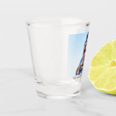 Mariage photo personnalisé verre de tir (Gauche)