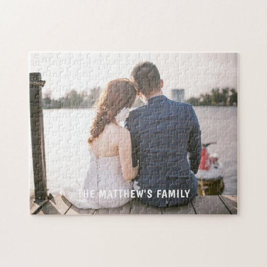 Mariage photo personnalisées puzzle (Horizontal)