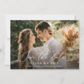 mariage photo script tendance enregistrer la carte (Devant)