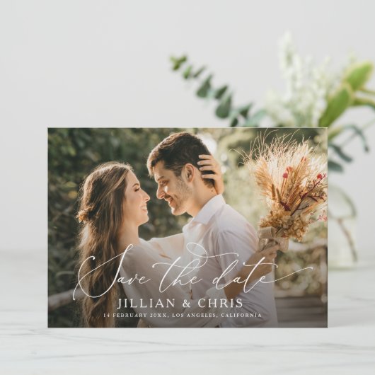 mariage photo script tendance enregistrer la carte (Debout devant)