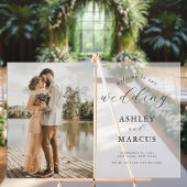 Mariage photo simple et élégant Accueil Frosted