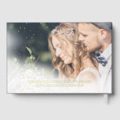 Mariage Photo Soirée Sky Moon Gold Stars Blue (Verso)