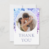 Mariage Photo Watercolor Floral Merci (Devant)