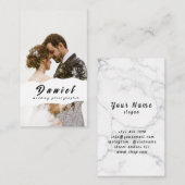 Mariage photographe Carte de visite (Devant / Derrière)