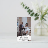 Mariage photographe Carte de visite (Debout devant)