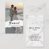 Mariage photographe Carte de visite (Devant / Derrière)