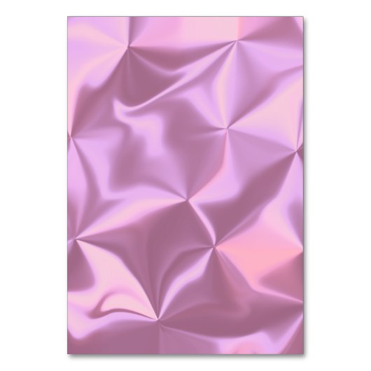 Mariage Pink Foil Siège Numéro de table (Dos)