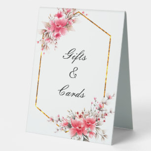 MARIAGE PINK TABLE FLORALE SIGNE POUR MARIAGE