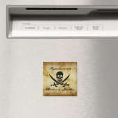 Mariage pirate Enregistrer la date Souvenir Magnet (In Situ (Lave-vaisselle))