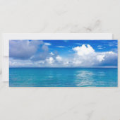 Mariage plage | Carte d'embarquement - Destination (Dos)