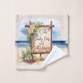 Mariage plage en bord de mer Favour (Gant de toilette)