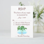 Mariage Plage Et Palmiers RSVP (Debout devant)