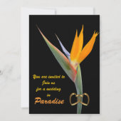 Mariage plage Invitation Paradise (Devant)