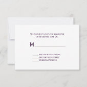 Mariage plage Ombré Palm Trees Plage RSVP (Dos)