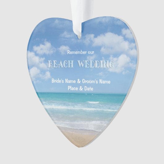 Mariage plage (personnalisable) (devant)