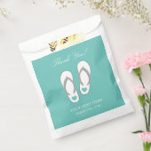 Mariage plage personnalisé merci fête sacs de fave (Scellé)