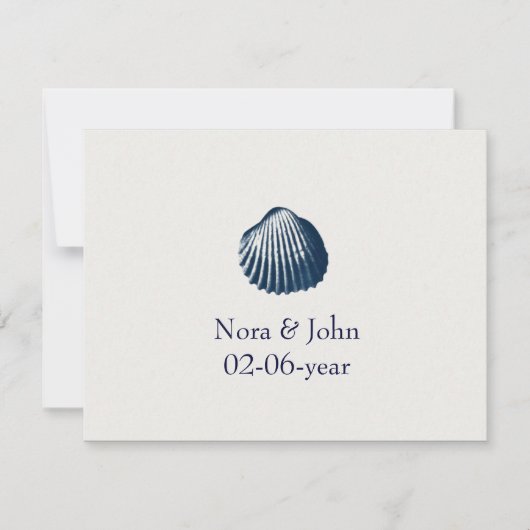 mariage plage RSVP (Devant)