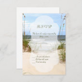 Mariage plage RSVP (Devant / Derrière)