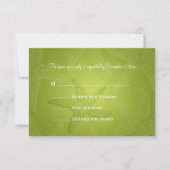 Mariage plage RSVP Starfish Lime Green (Devant)