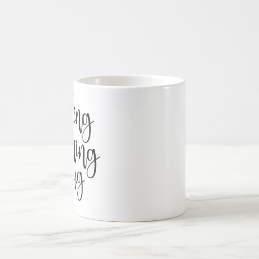 Mariage Planning Mug Script Police Diamond Ring (Centre)