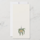 Mariage Plante Succulent à pots mignons Invitation (Dos)