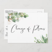 Mariage plus intime Changement de programme Eucaly (Devant / Derrière)