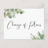 Mariage plus intime Changement de programme Eucaly (Devant)