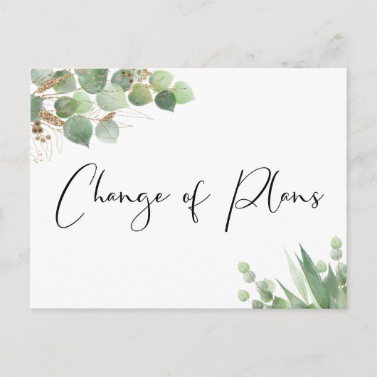 Mariage plus intime Changement de programme Eucaly (Devant)