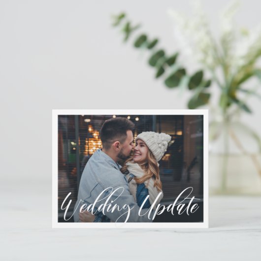 Mariage plus petit | Faire-part de mise à jour Mar (Debout devant)