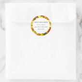 Mariage Printemps Enregistrer Les Stickers Date (Sac)