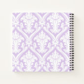 Mariage Purple Love Damask Livre d'or (Dos)